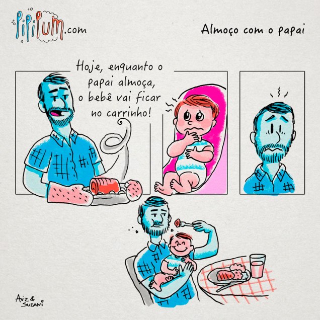 almoço com papai